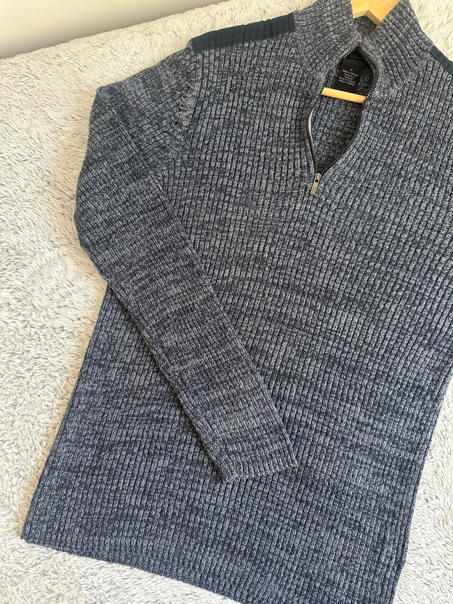 Pull demi zippé CALVIN KLEIN Taille M Spot-Chic