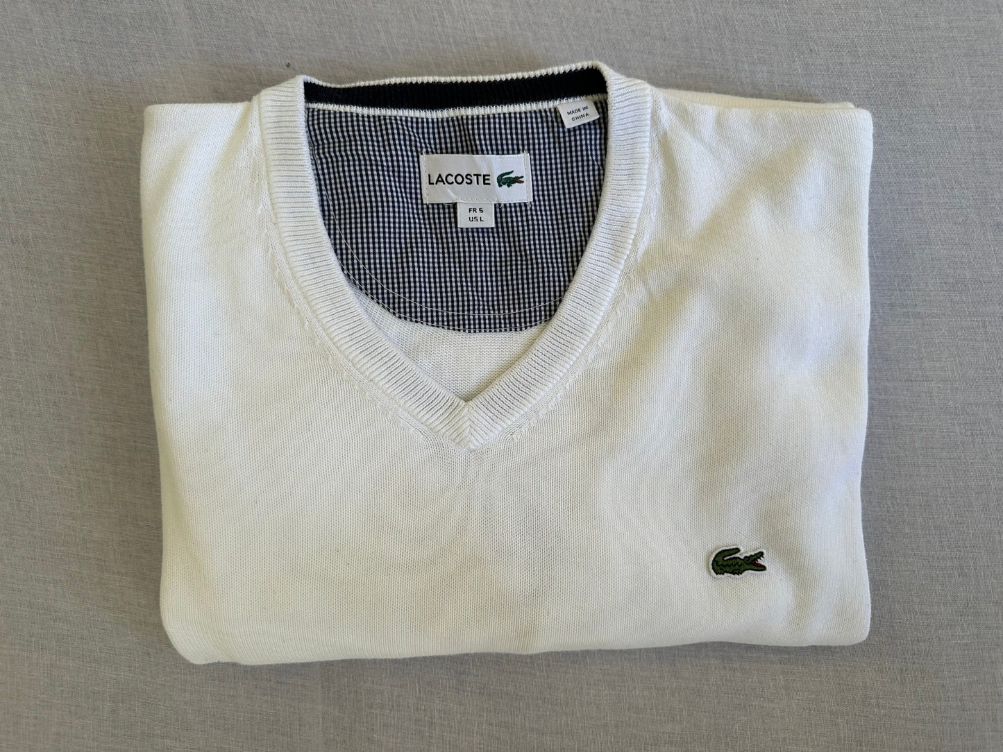 Pull LACOSTE Taille M Spot-Chic