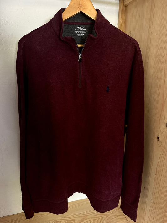 Pull demi zippé RALPH LAUREN Taille XL Spot-Chic
