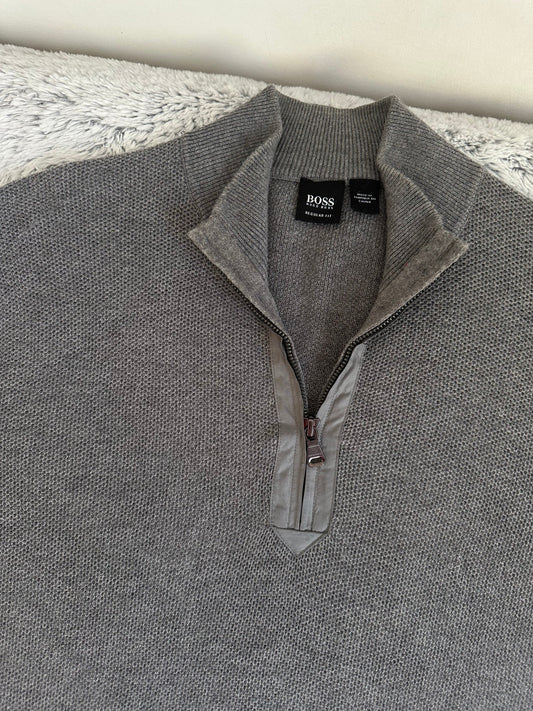 Pull demi zippé HUGO BOSS Taille XL Spot-Chic