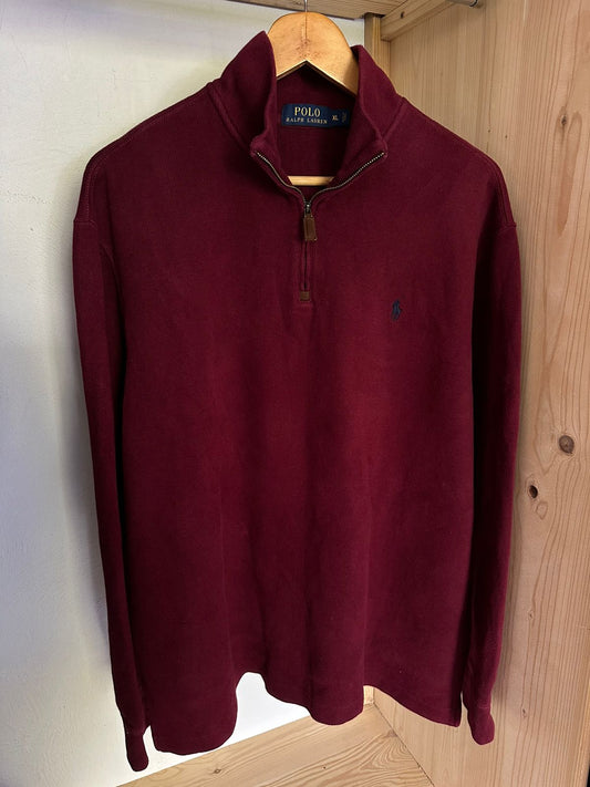 Pull demi zippé RALPH LAUREN Taille XL Spot-Chic