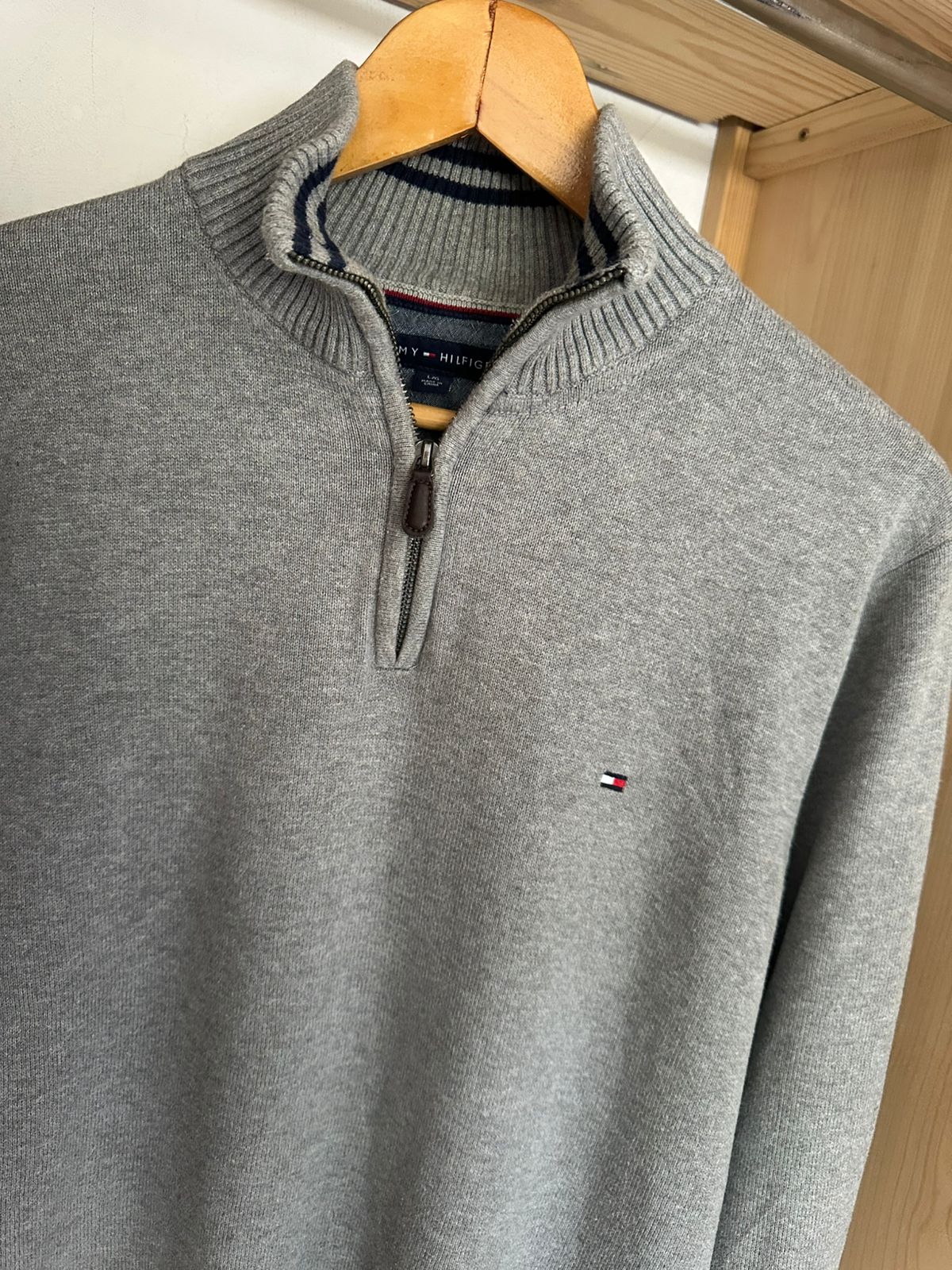 Pull demi zippé TOMMY HILFIGER Taille M Spot-Chic
