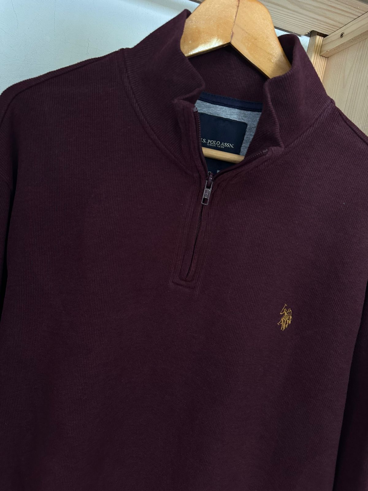 Pull demi zippé US POLO ASSN Taille XXL Spot-Chic