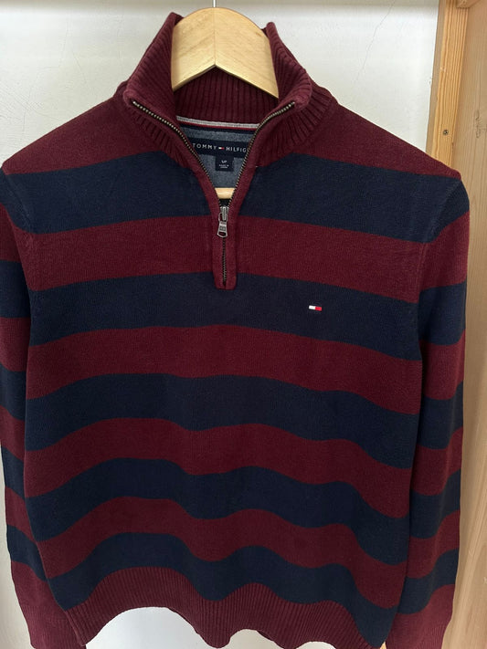 Pull demi zippé TOMMY HILFIGER Taille S Spot-Chic