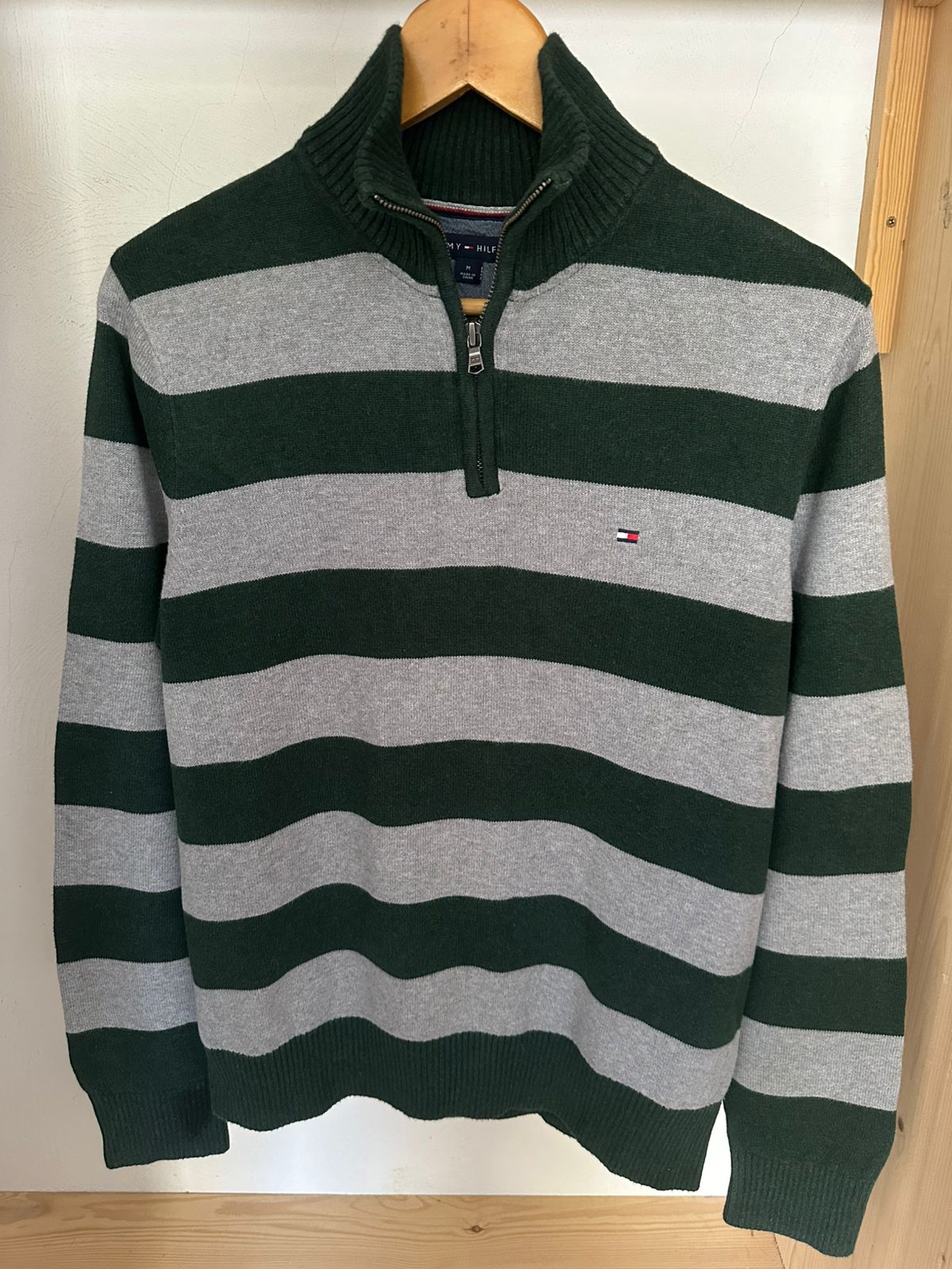 Pull demi zippé TOMMY HILFIGER Taille M Spot-Chic
