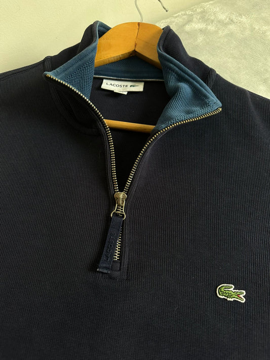 Pull demi zippé LACOSTE Taille XL Spot-Chic