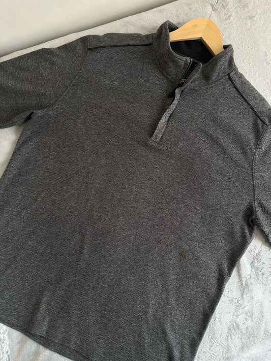 Pull demi zippé CALVIN KLEIN Taille L Spot-Chic