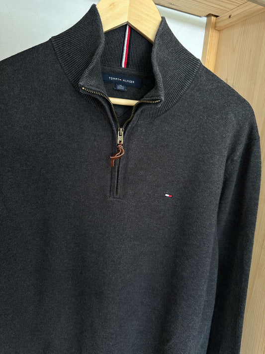 Pull demi zippé TOMMY HILFIGER Taille XL Spot-Chic
