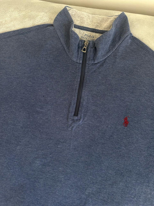 Pull demi zippé RALPH LAUREN Taille XXL Spot-Chic
