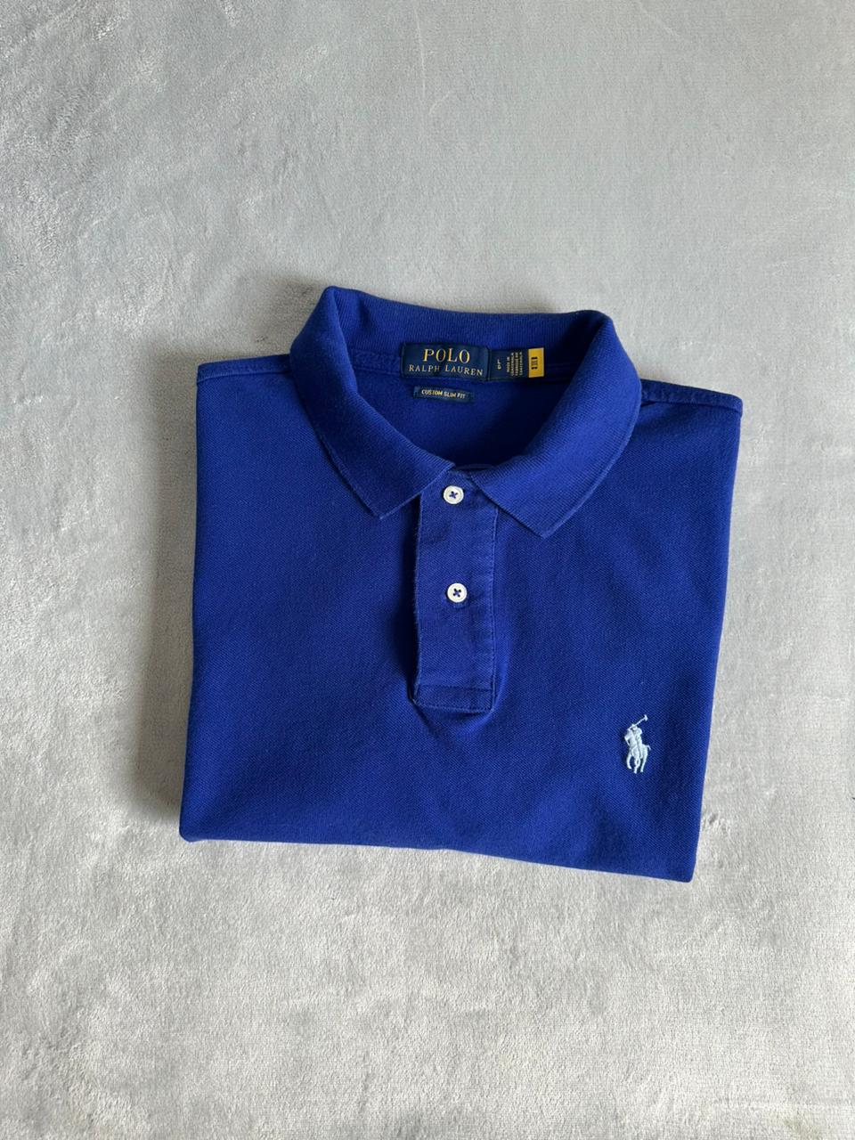 Polo RALPH LAUREN Taille L Slim Fit Spot-Chic