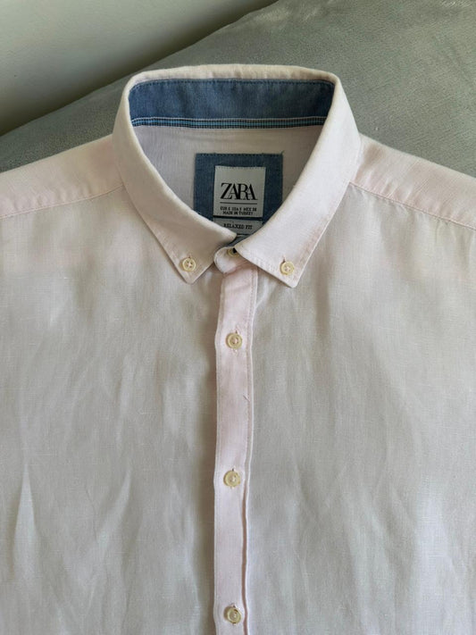 Chemise ZARA Taille S/M Lin Spot-Chic