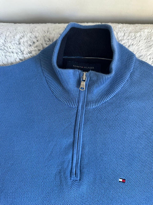 Pull demi zippé TOMMY HILFIGER Taille M Spot-Chic