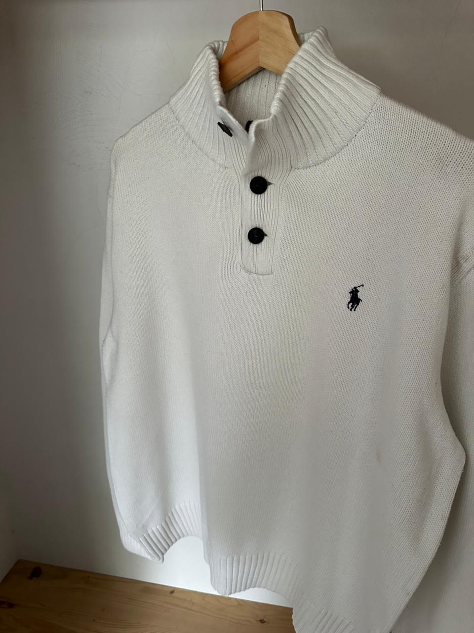 Pull demi boutonné RALPH LAUREN Taille L Spot-Chic
