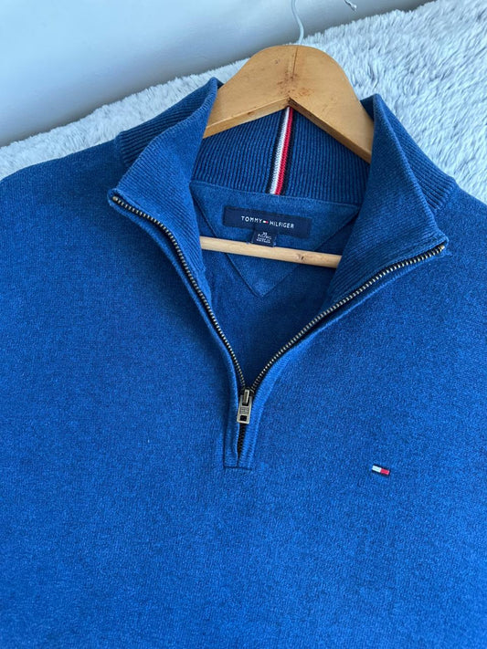 Pull demi zippé TOMMY HILFIGER Taille XL Spot-Chic