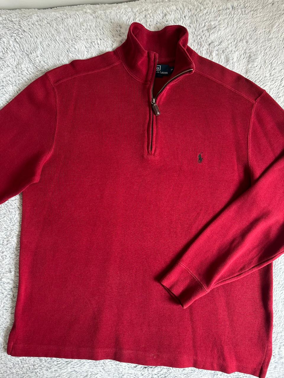 Pull demi zippé RALPH LAUREN Taille M Spot-Chic