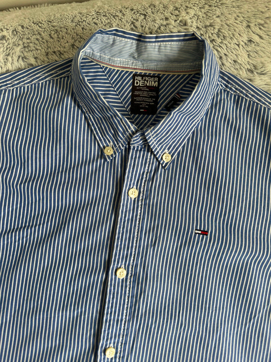 Chemise TOMMY HILFIGER demi manches Taille M Spot-Chic