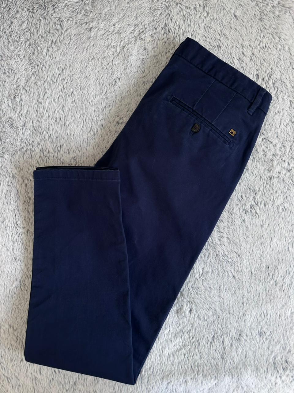 Pantalon Scotch & Soda Bleu Marine Taille M Spot-Chic