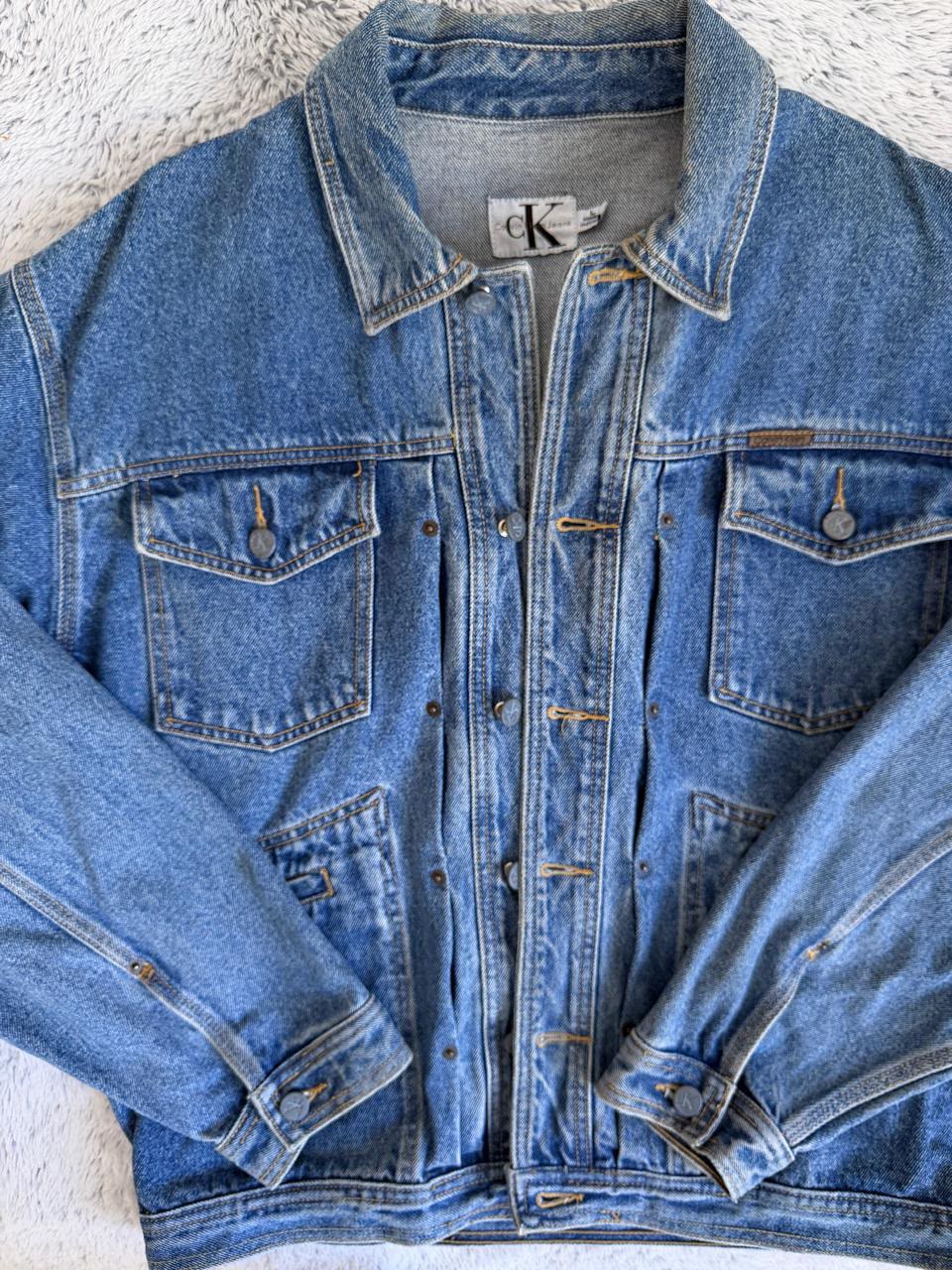Veste jean CALVIN KLEIN Taille L Spot-Chic