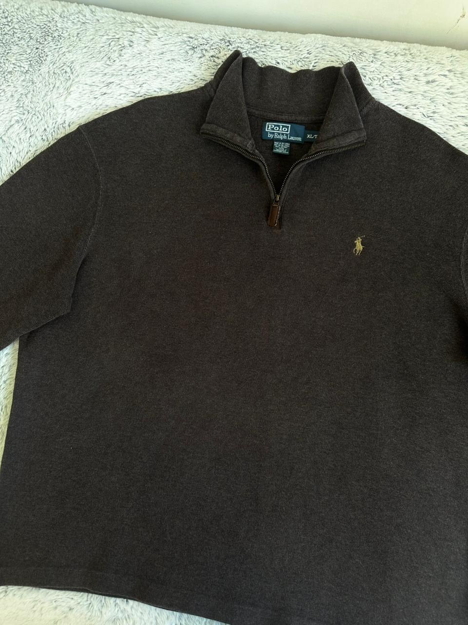 Pull demi zippé RALPH LAUREN Taille XL Spot-Chic