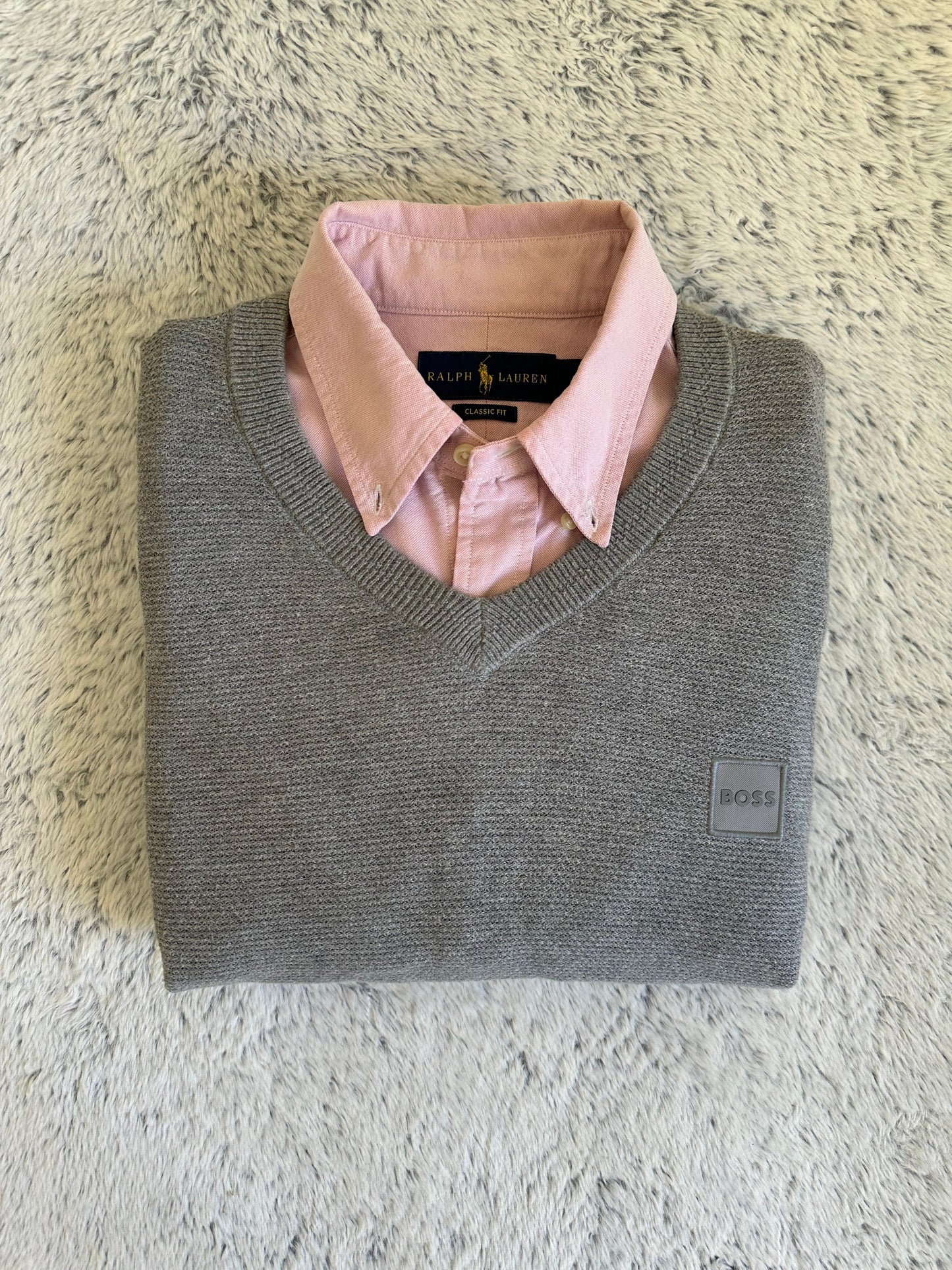 Ensemble raffiné RALPH LAUREN et HUGO BOSS Spot-Chic