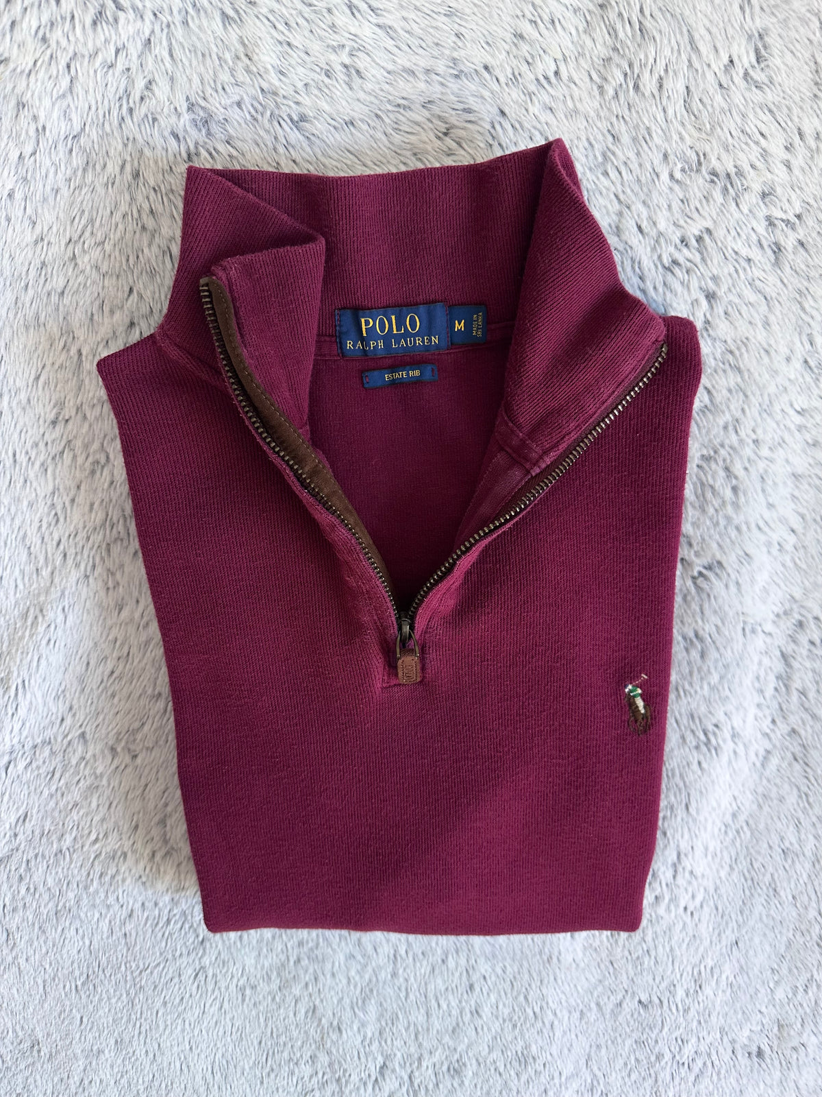 Pull demi zippé RALPH LAUREN Taille M Spot-Chic