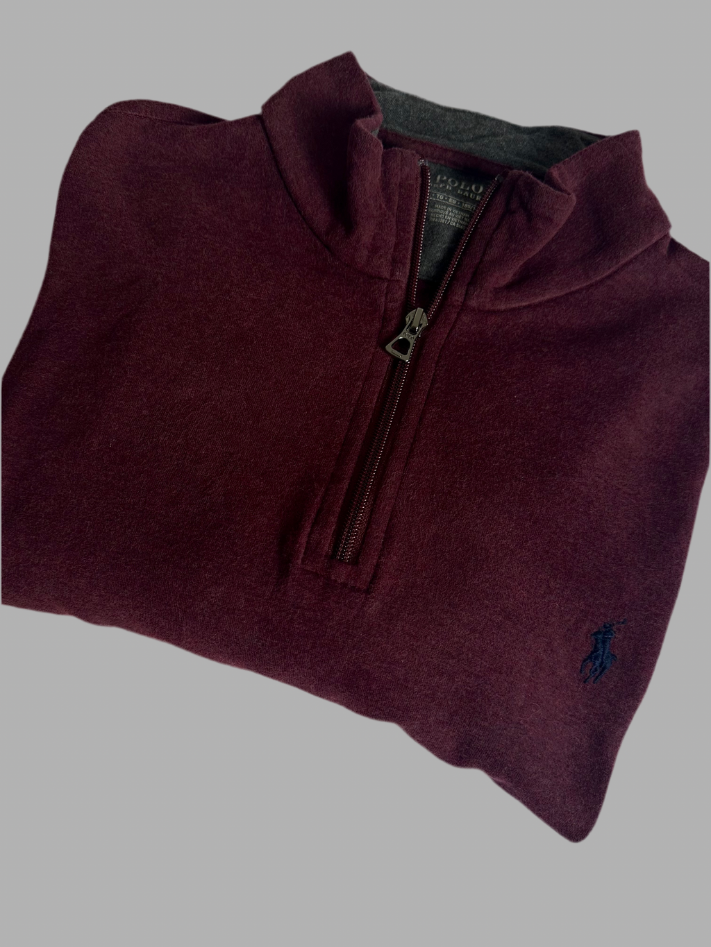 Pull demi zippé RALPH LAUREN Taille XL Spot-Chic
