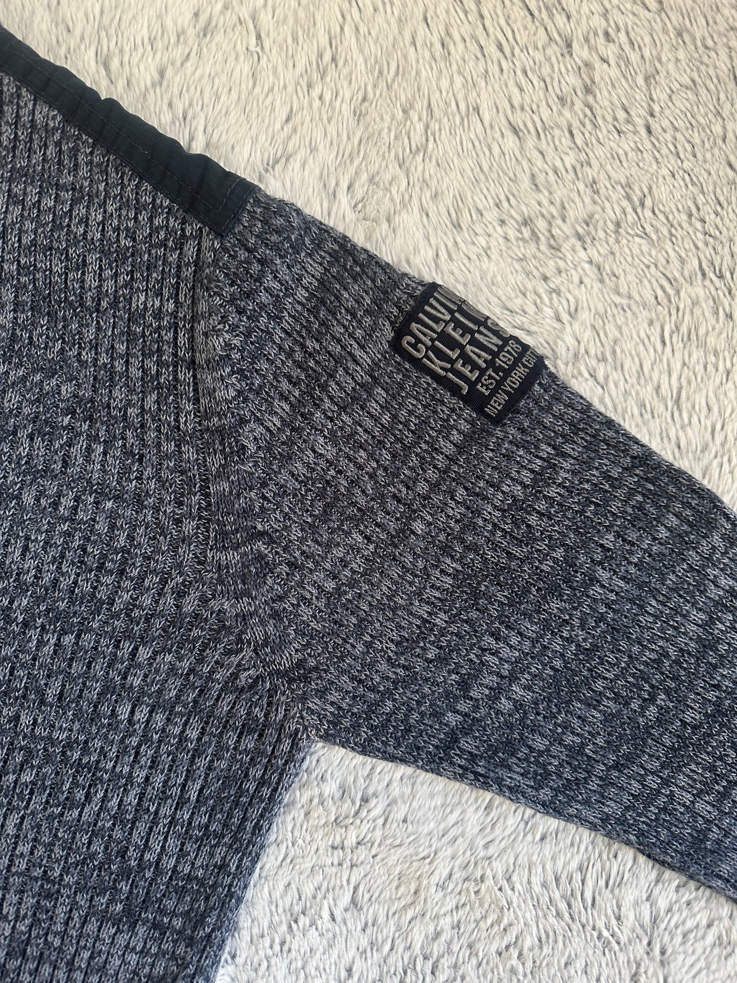 Pull demi zippé CALVIN KLEIN Taille M Spot-Chic