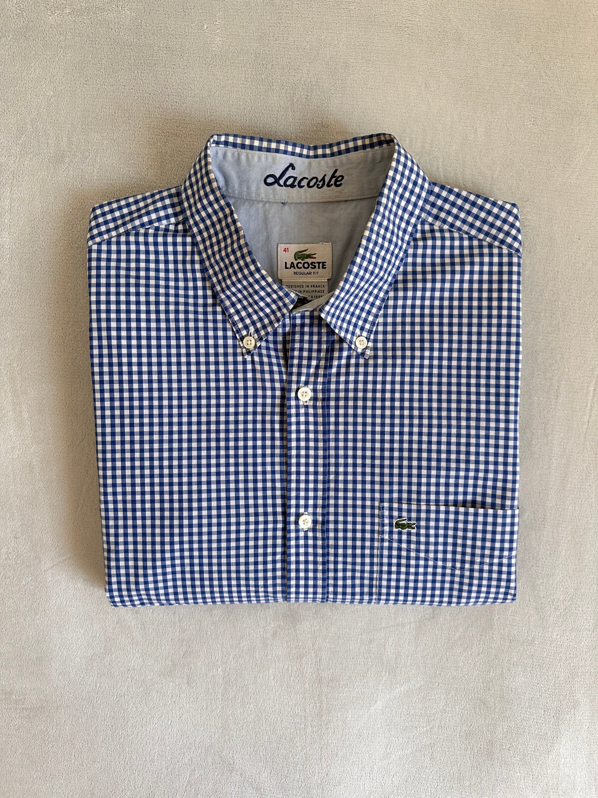 Chemise LACOSTE Taille L Spot-Chic