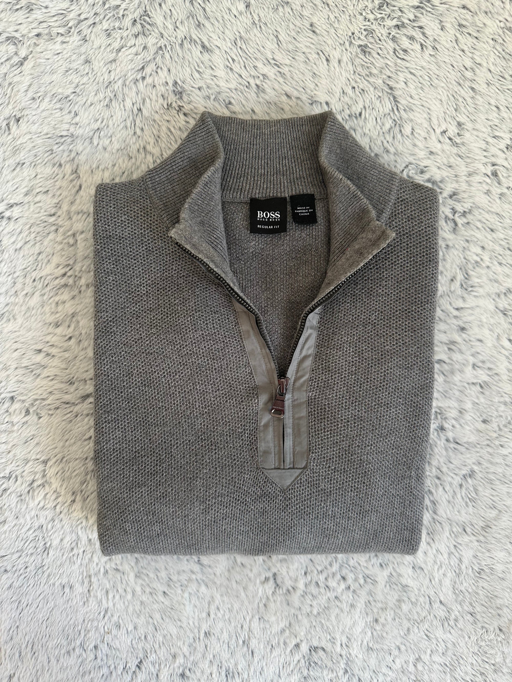 Pull demi zippé HUGO BOSS Taille XL Spot-Chic