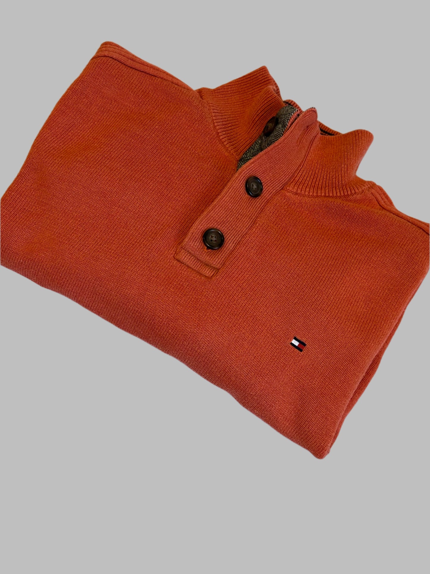 Pull demi boutonné TOMMY HILFIGER Taille M Spot-Chic