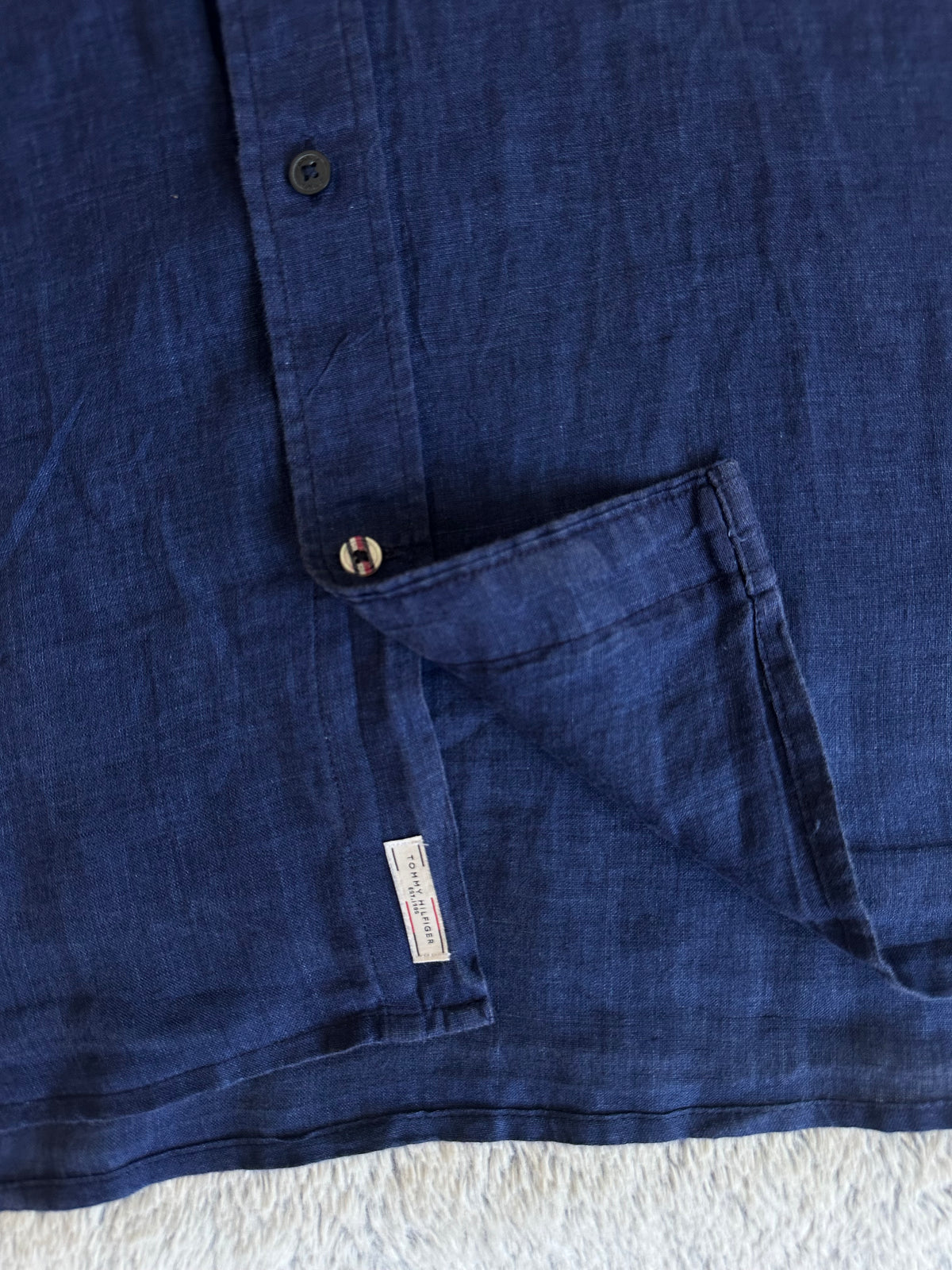 Chemise TOMMY HILFIGER en lin Taille M
