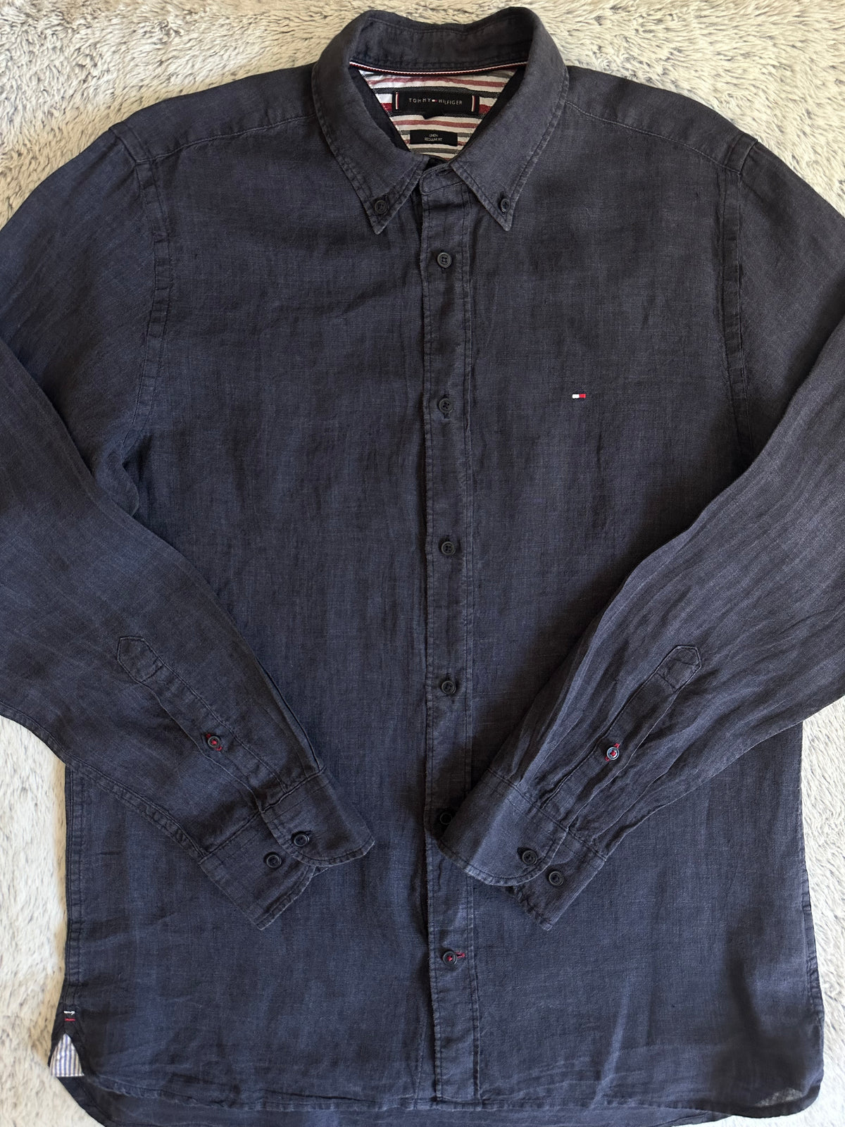 Chemise TOMMY HILFIGER en lin Taille L