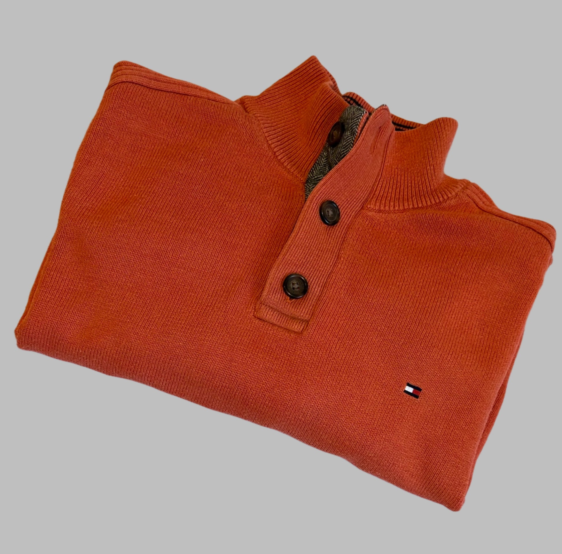 Pull demi boutonné TOMMY HILFIGER Taille M Spot-Chic
