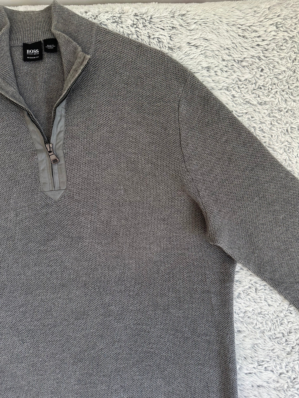 Pull demi zippé HUGO BOSS Taille XL Spot-Chic