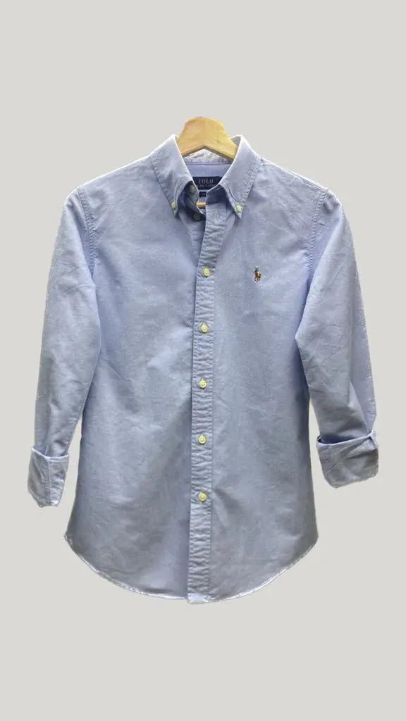 Chemise Ralph Lauren Bleue Claire Taille S Spot-Chic