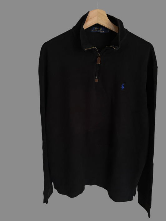 Pull demi zippé RALPH LAUREN Taille L Spot-Chic