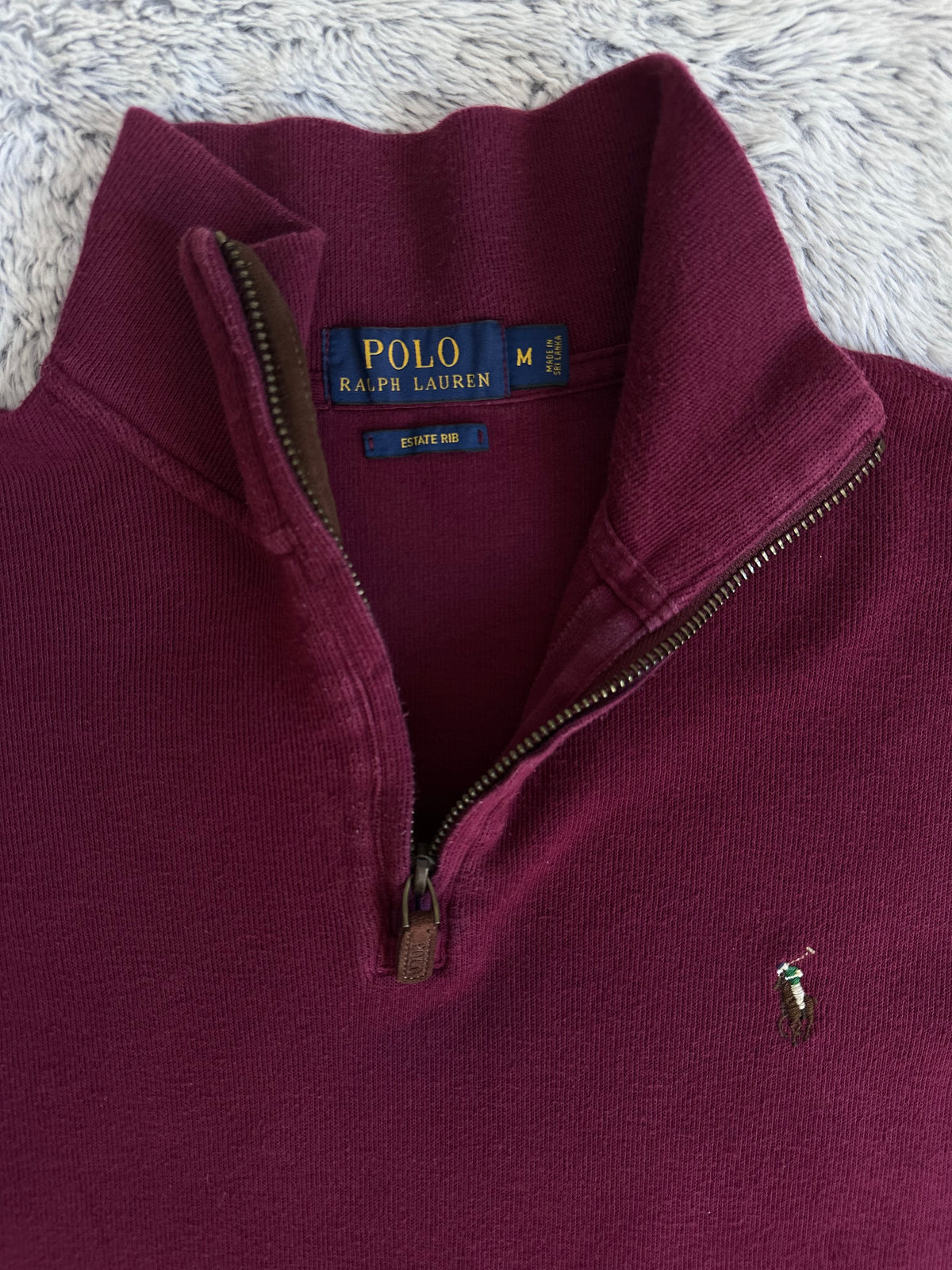 Pull demi zippé RALPH LAUREN Taille M Spot-Chic