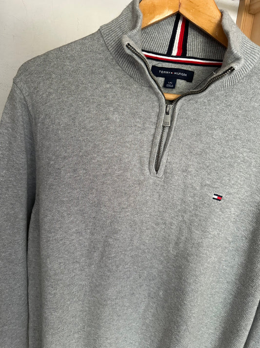 Pull demi zippé TOMMY HILFIGER Taille M Spot-Chic