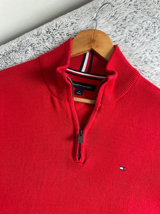 Pull demi zippé TOMMY HILFIGER Taille M Spot-Chic
