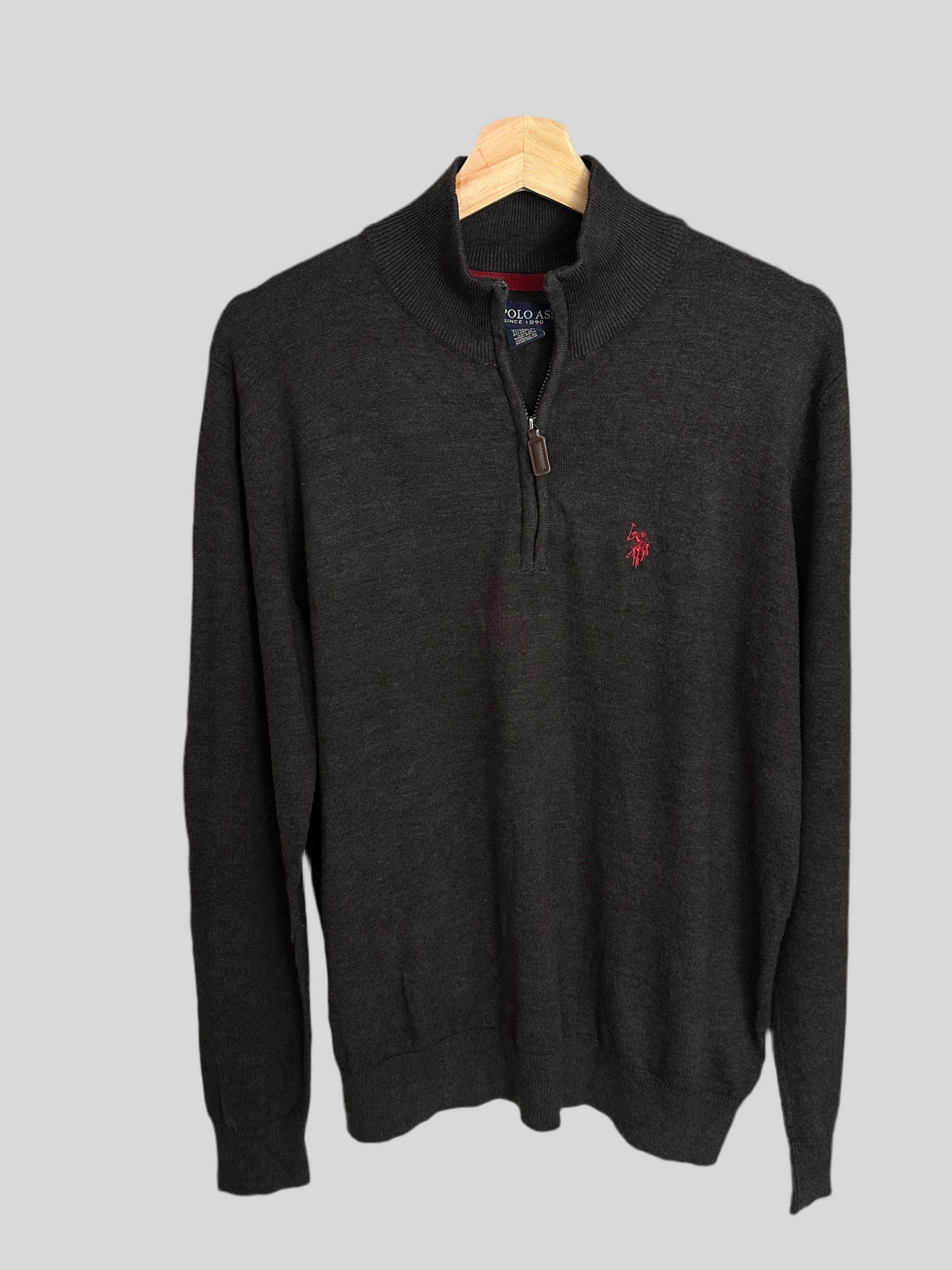 Pull demi zippé US POLO ASSN Taille M Spot-Chic