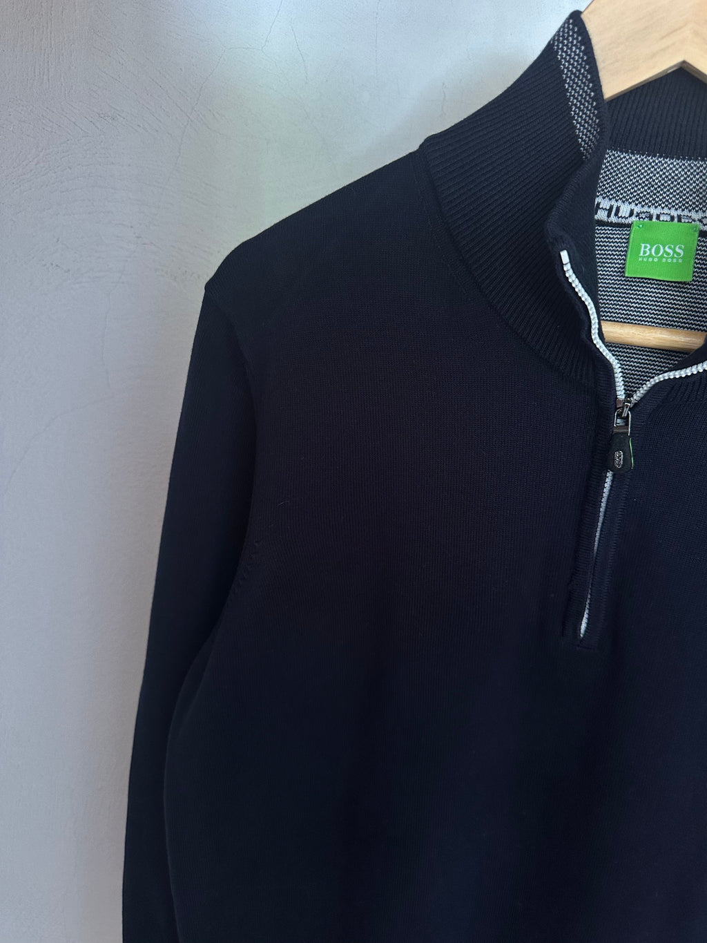 Pull demi zippé HUGO BOSS Taille L Spot-Chic