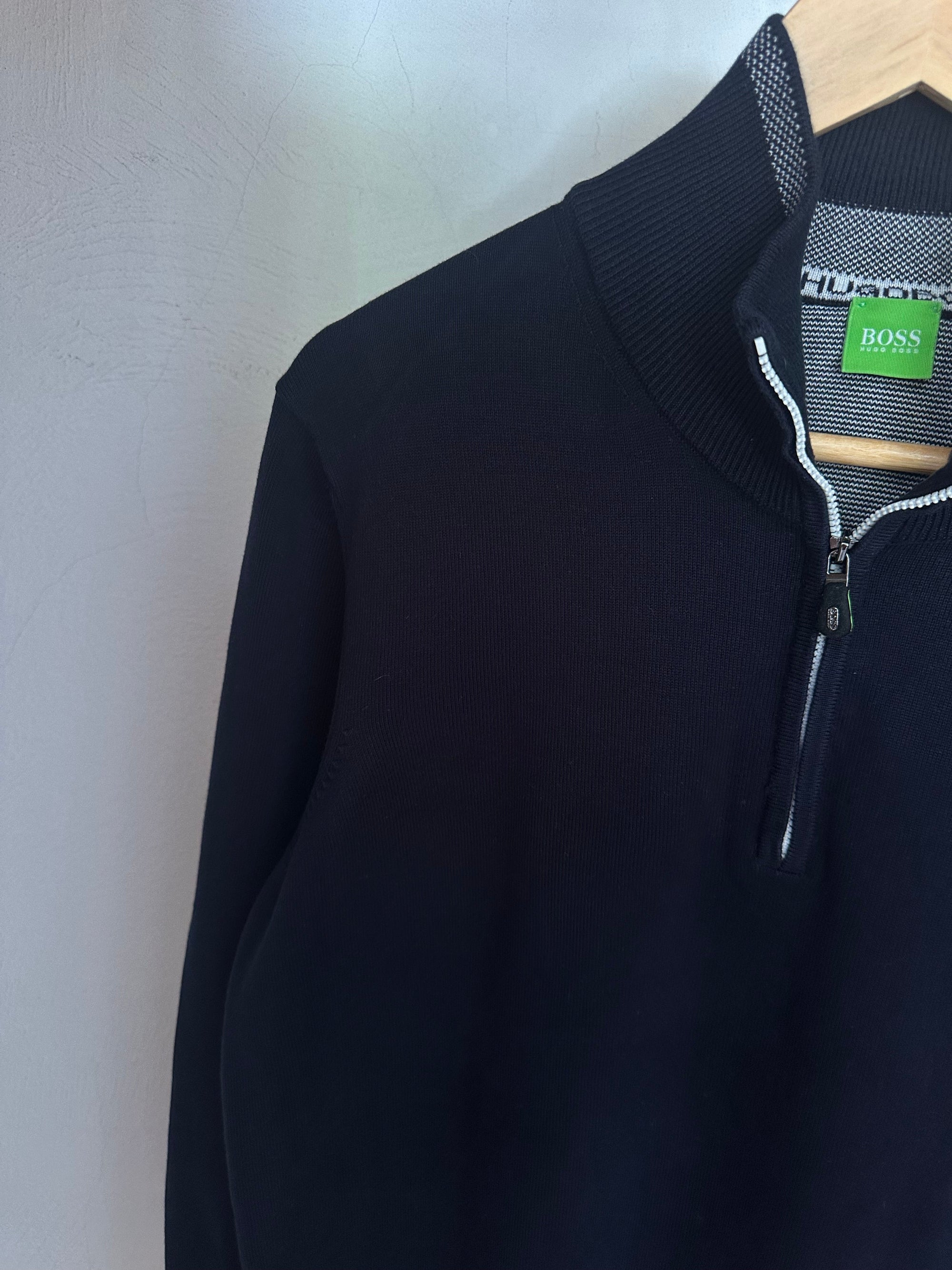 Pull demi zippé HUGO BOSS Taille L Spot-Chic