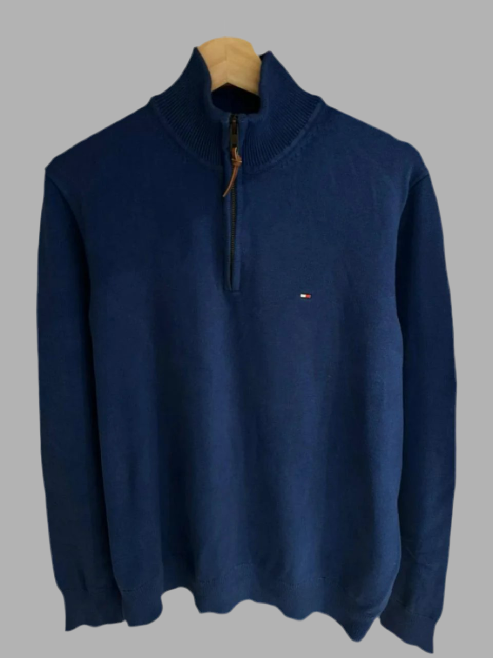 Pull demi zippé TOMMY HILFIGER Taille M Spot-Chic
