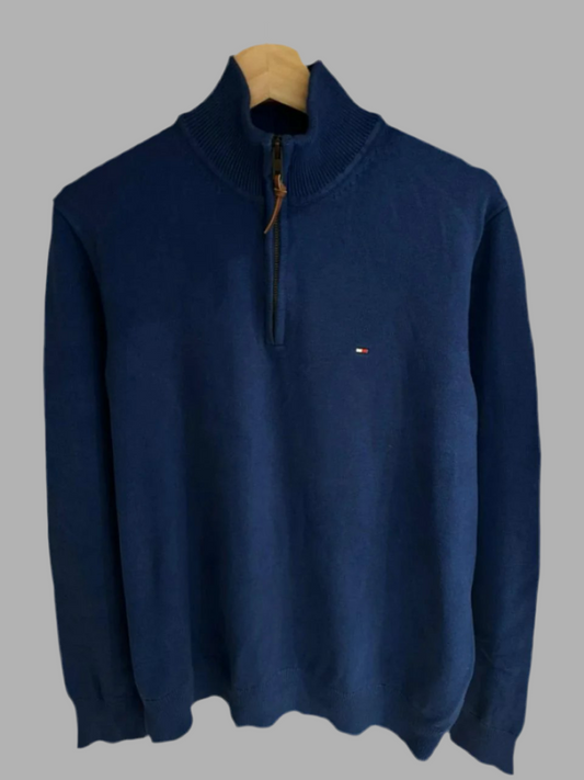 Pull demi zippé TOMMY HILFIGER Taille M Spot-Chic