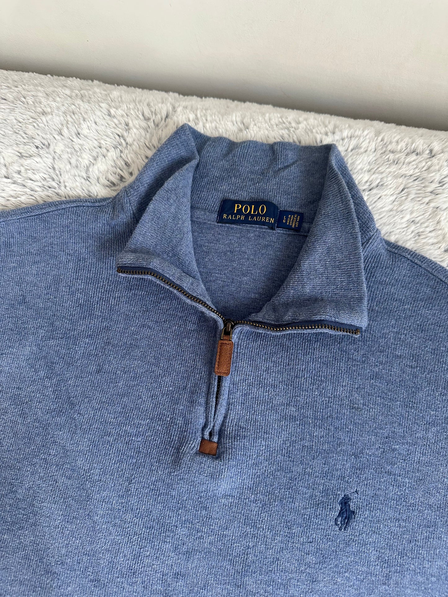 Pull demi zippé RALPH LAUREN Taille L/G Spot-Chic