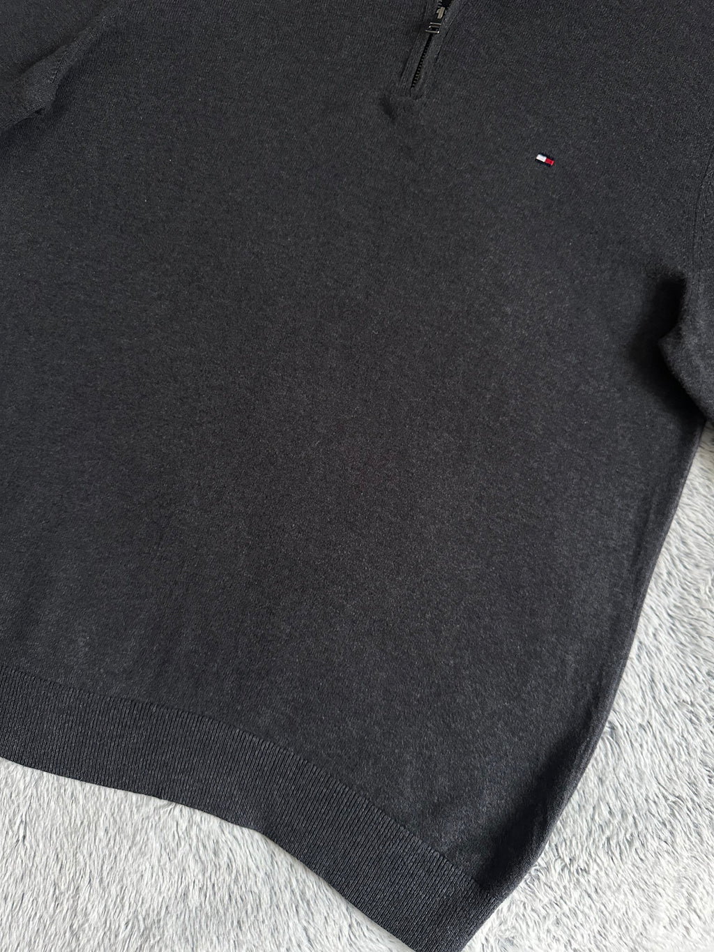 Pull demi zippé TOMMY HILFIGER Taille L Spot-Chic