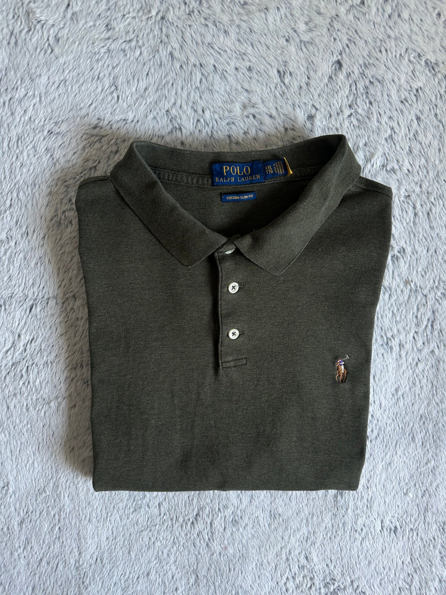 Polo RALPH LAUREN Taille XXL Slim Fit Spot-Chic