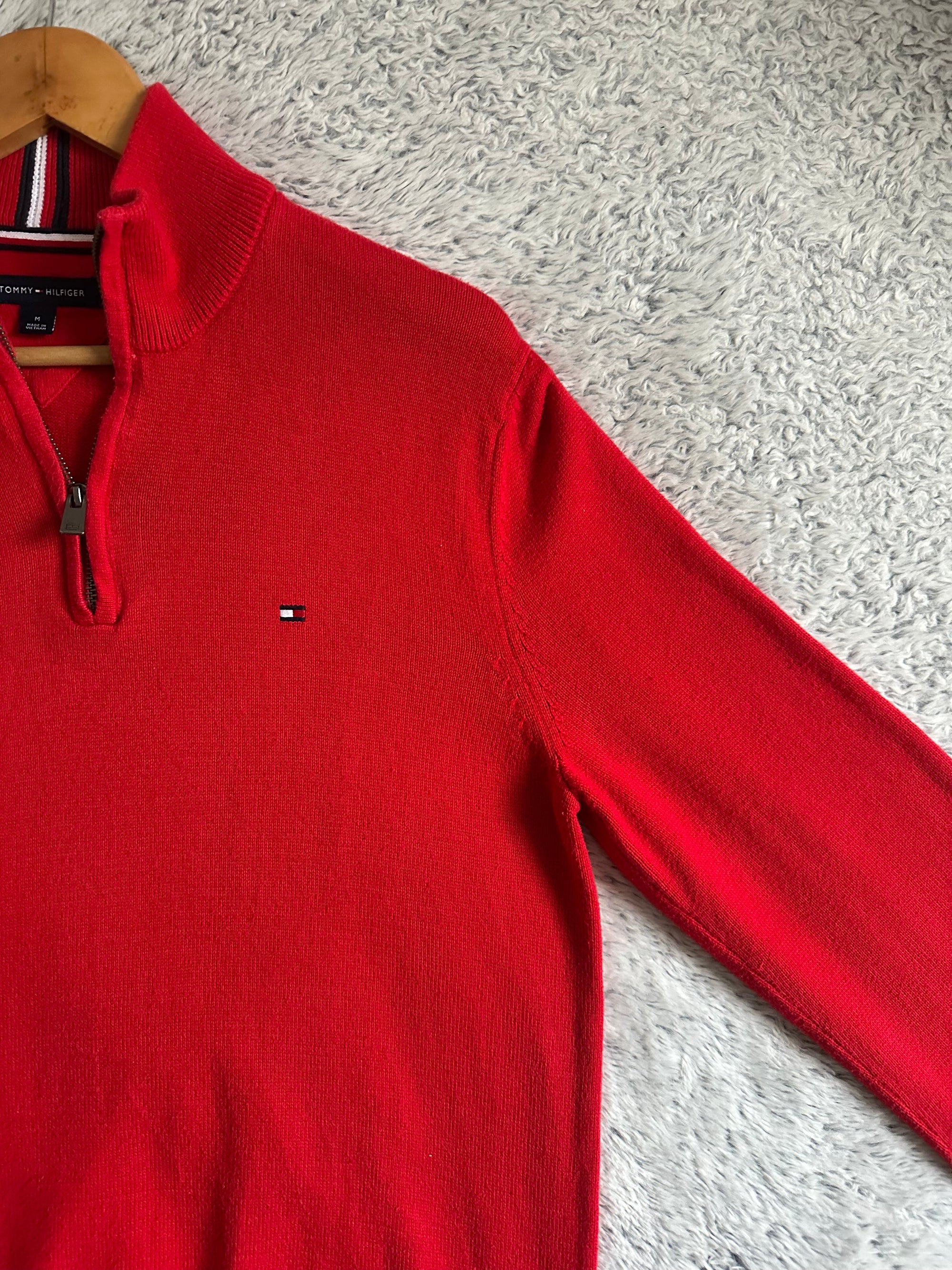 Pull demi zippé TOMMY HILFIGER Taille M Spot-Chic