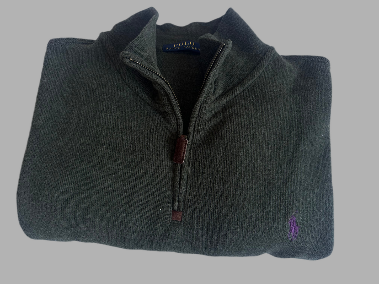 Pull demi zippé RALPH LAUREN TAILLE L/G Spot-Chic