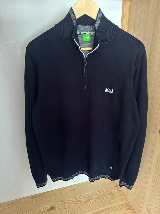 Pull demi zippé HUGO BOSS Taille L Spot-Chic